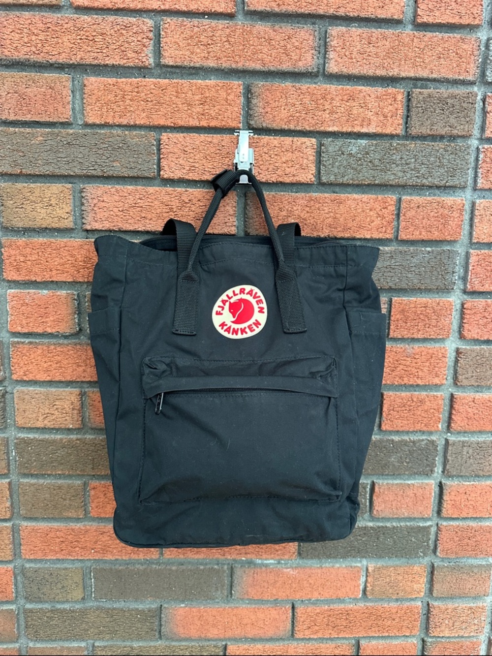Fjallraven Kanken Black Tote Backpack -